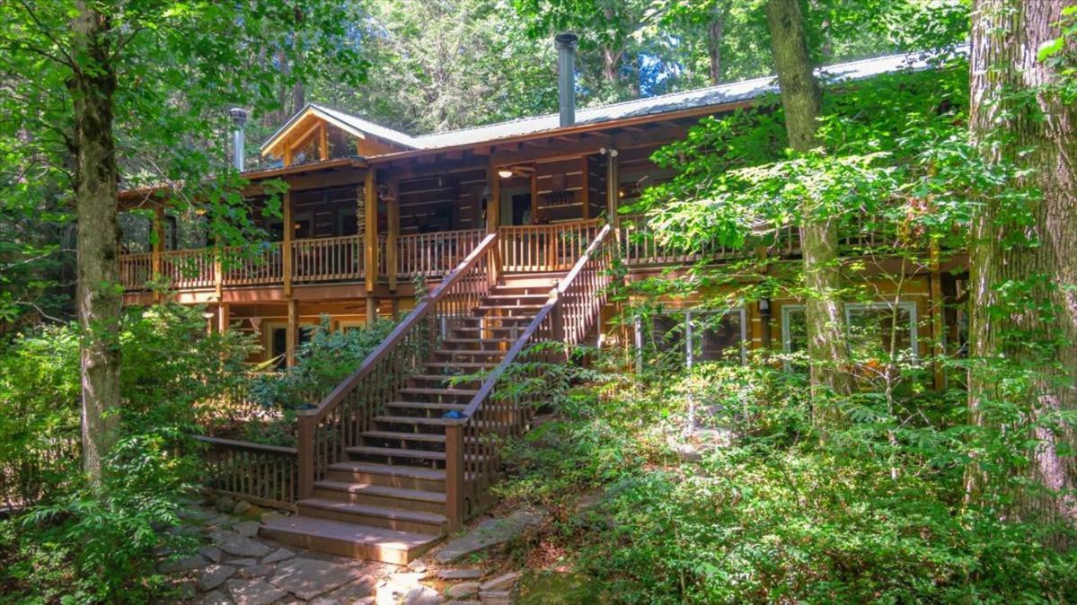 Waterfront Mountain Cabin With Hot Tub Βίλα Blue Ridge Εξωτερικό φωτογραφία