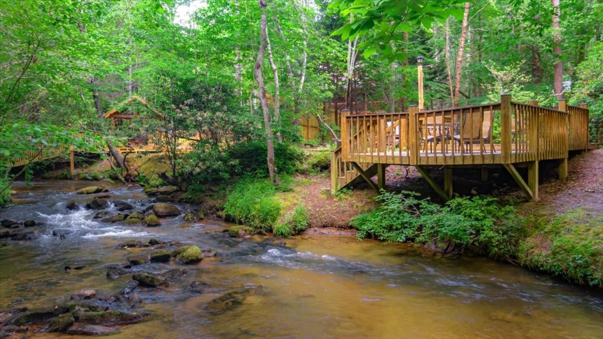 Waterfront Mountain Cabin With Hot Tub Βίλα Blue Ridge Εξωτερικό φωτογραφία