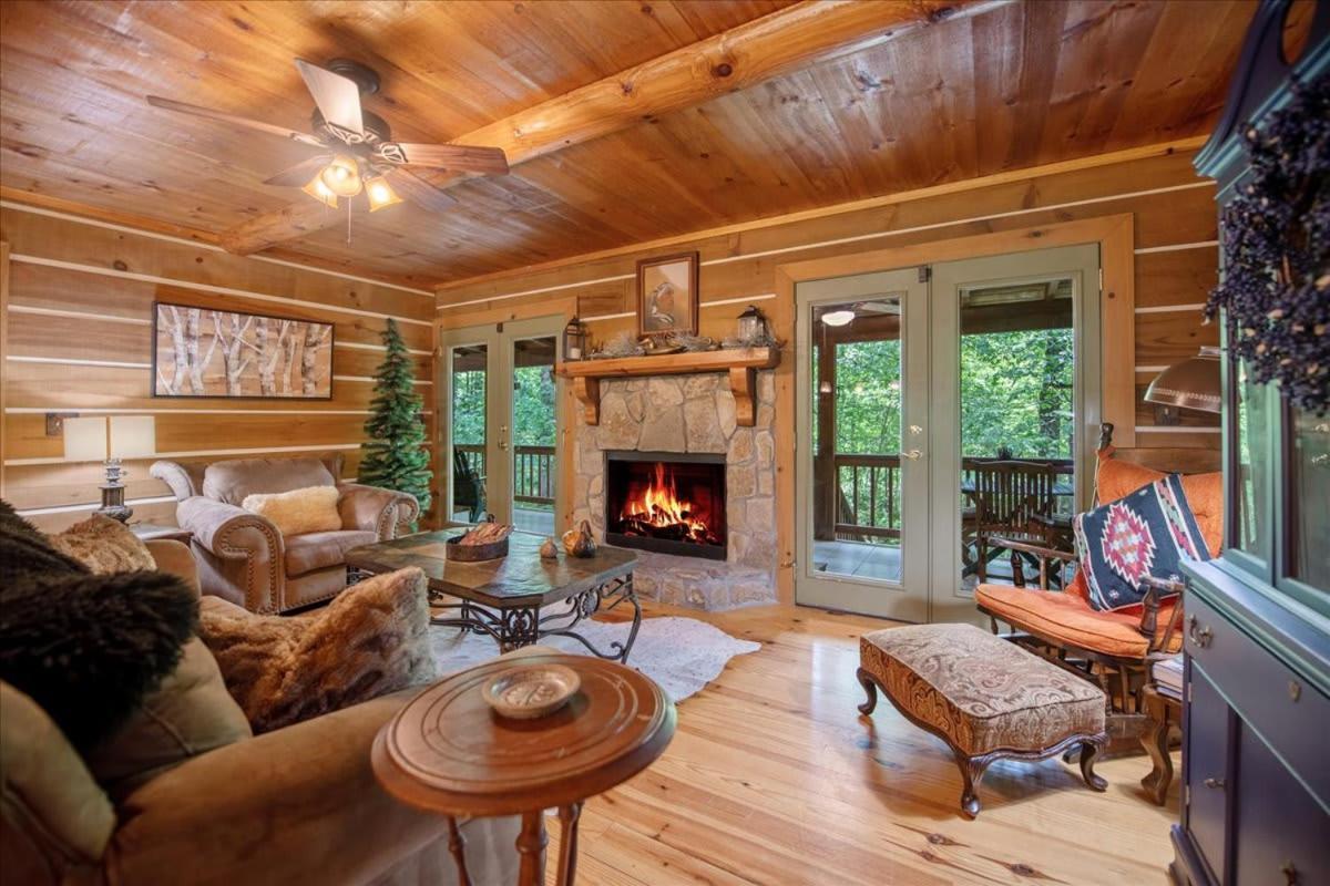 Waterfront Mountain Cabin With Hot Tub Βίλα Blue Ridge Εξωτερικό φωτογραφία