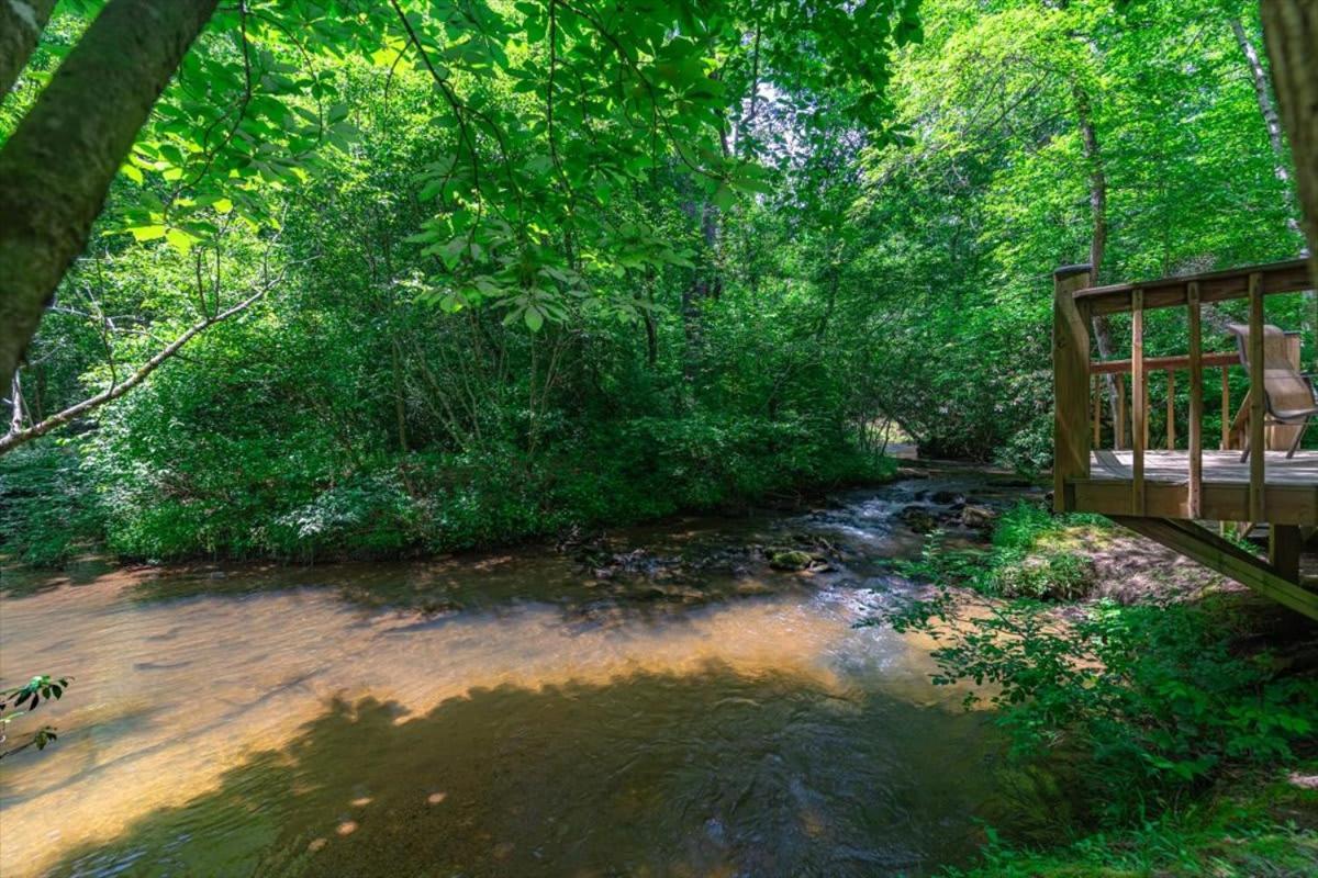 Waterfront Mountain Cabin With Hot Tub Βίλα Blue Ridge Εξωτερικό φωτογραφία