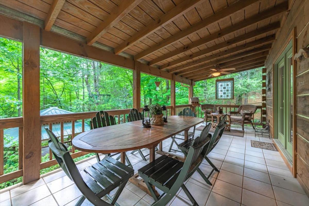 Waterfront Mountain Cabin With Hot Tub Βίλα Blue Ridge Εξωτερικό φωτογραφία