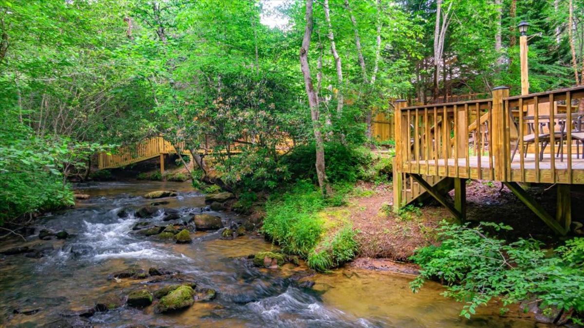 Waterfront Mountain Cabin With Hot Tub Βίλα Blue Ridge Εξωτερικό φωτογραφία